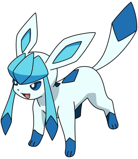 Shiny glaceon - Shiny Glaceon’s color does not change much and most of its color palette simply becomes paler. The dark blues of Shiny Glaceon become darker and the lighter blues become lighter.